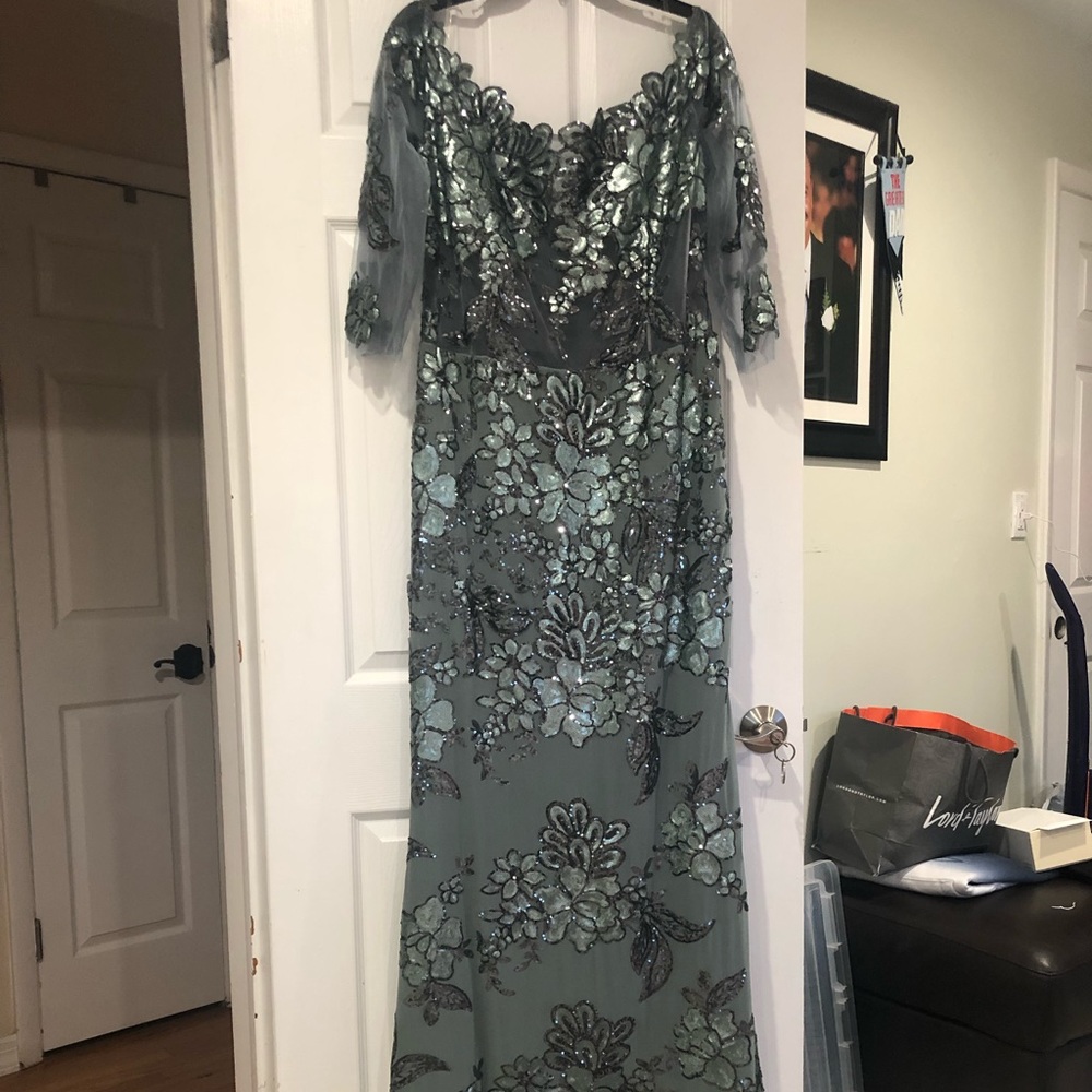Jovani off shoulders gown altered to size 16